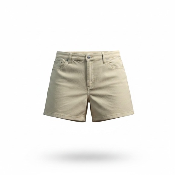 Venezia Jeans Clothing Co. Pants - Venezia Jeans Clothing Co Womens Khaki Cotton Chino‎ Shorts Size 16 Tan 5 Inseam